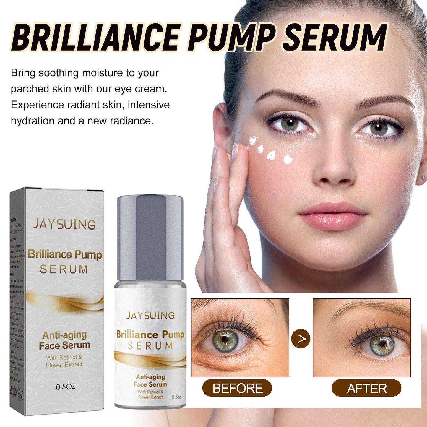 Anti-Aging Eye Fading Wrinkle Moisturizing Care Solution