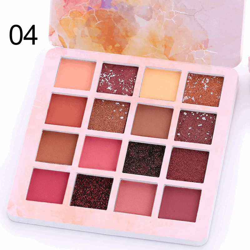 14 colors shiny eyeshadow