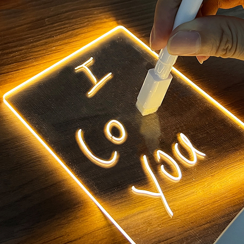 Creative Note Board Creative Led Night Light USB Message Board