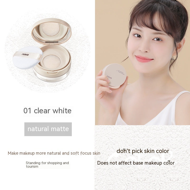 Soft Focus Makeup Powder Matte Concealer Oil Control Durable Waterproof And Sweatproof Smear-proof Makeup