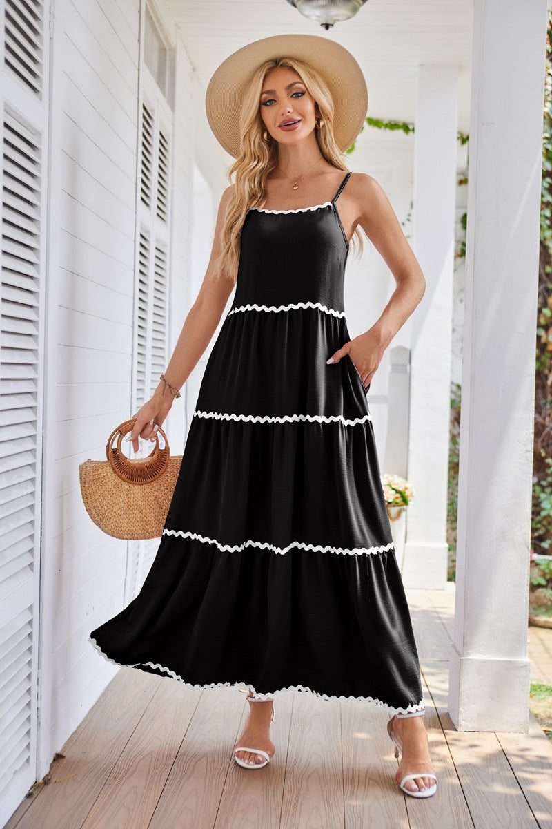 Women's Lace Layered Dress