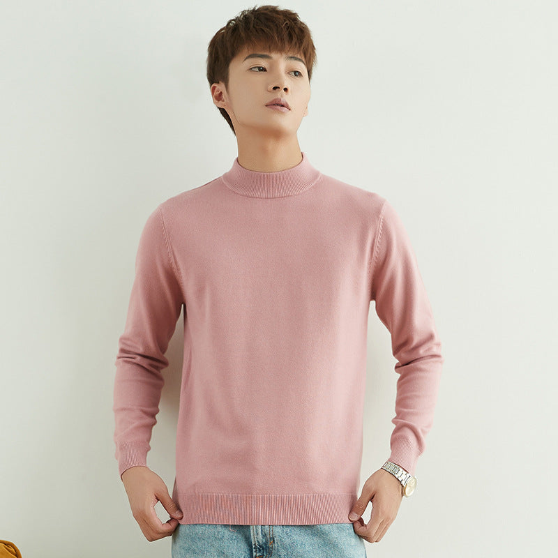 Men's Turtleneck Sweater Korean Fashion