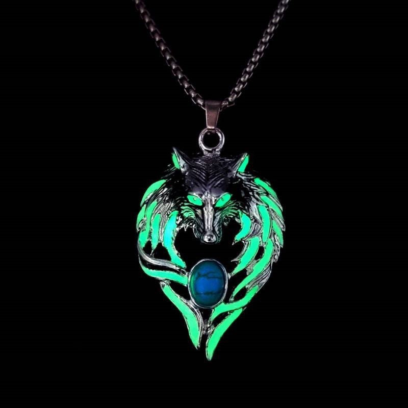 Domineering Line Winder Noctilucent Necklace Vintage Pendant Niche Design