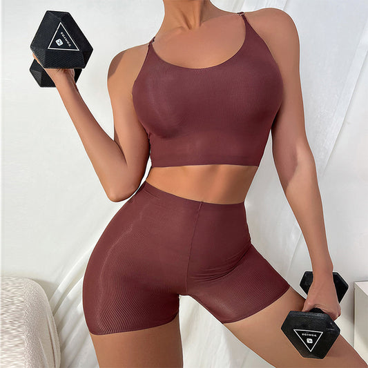 High Elastic Yoga Sports Underwear Suit