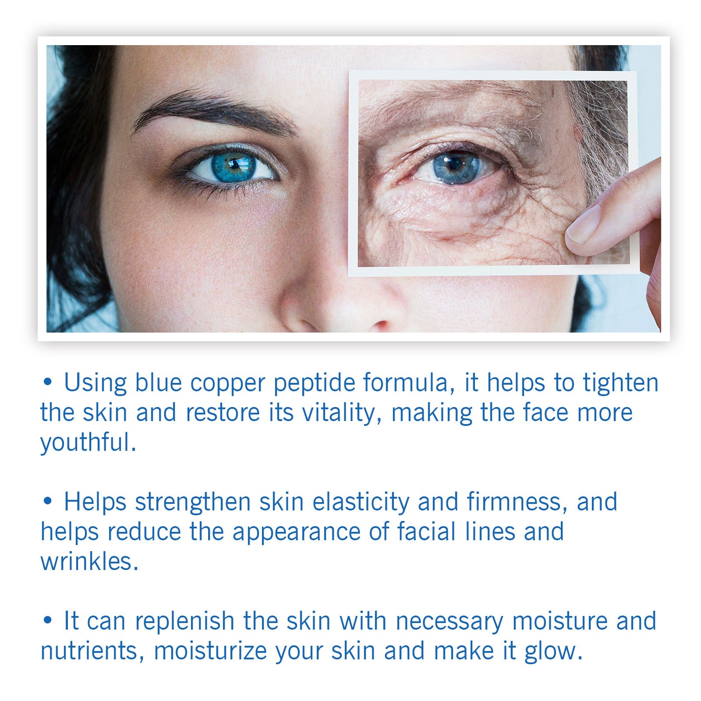 Blue Copper Peptide The Lifting Face Serum Nourishing Moisturizing