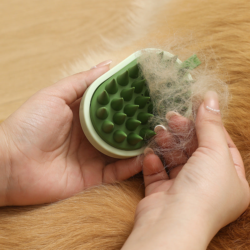 Soft Silicone Pets Hair Remover Comb Handheld Bath For Pet Products