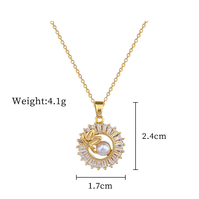 Elegant Square Diamond Personalized Set with Leaf Necklace and Earring