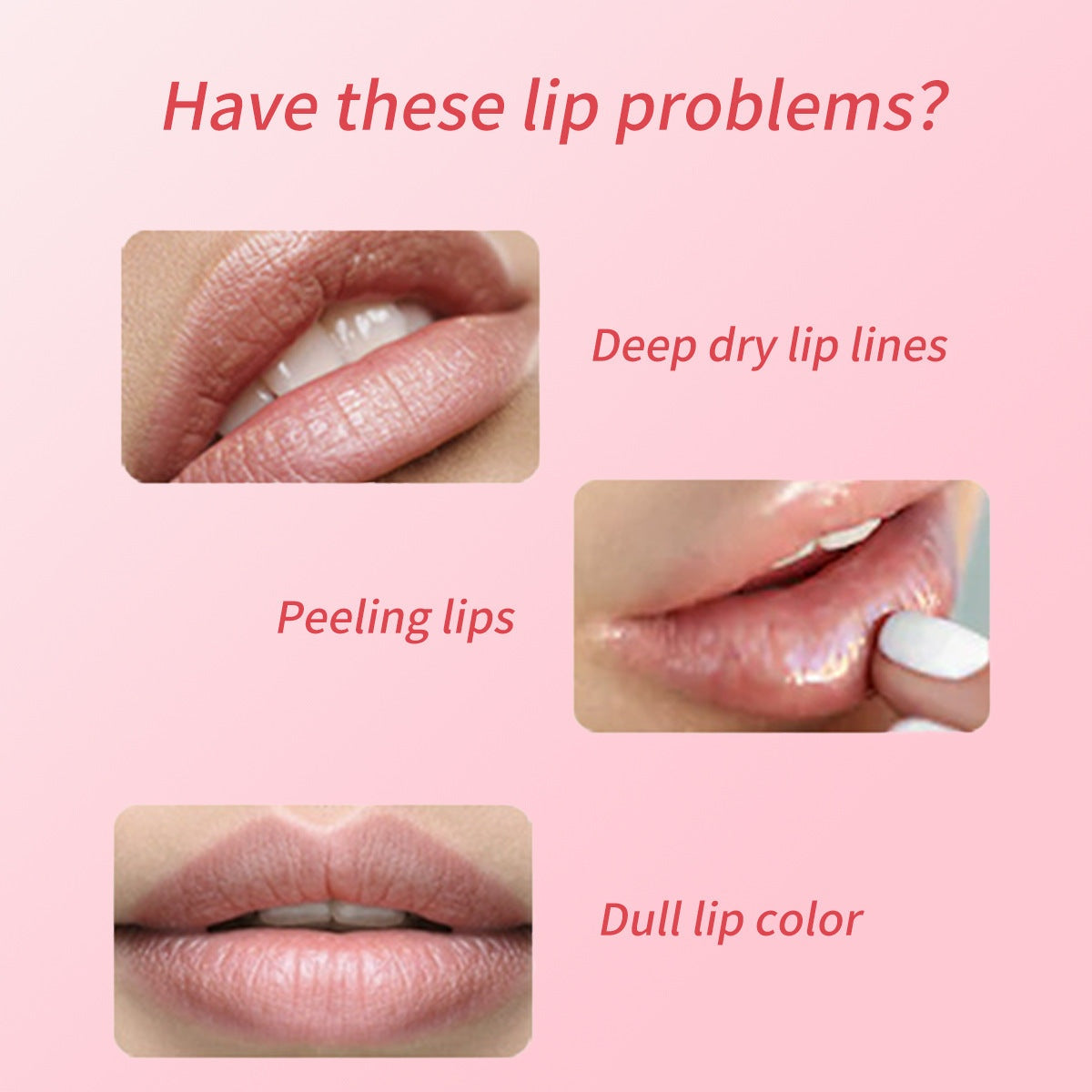 Two-Color Lip Balm 20g Exfoliating Lip Lines