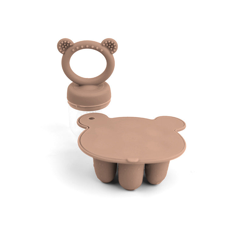 Household Bear Ice Tray Happy Bite Silicon Suit