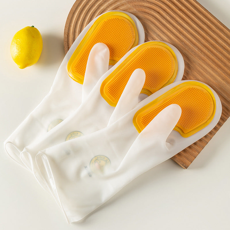 Kitchen Cleaning Dishwashing Silicone Gloves