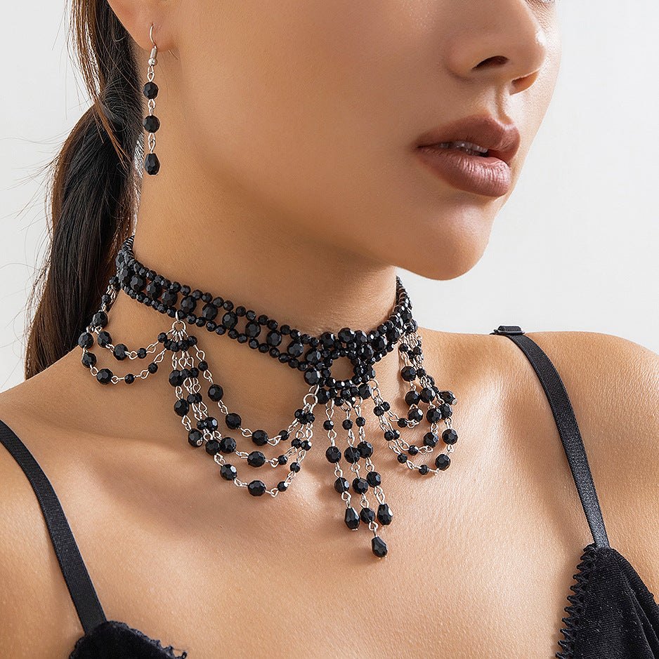 Gothic Beaded Weave The Crystal Set  