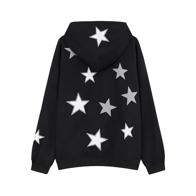 XINGX Three-dimensional Foam Letter Hooded Sweater