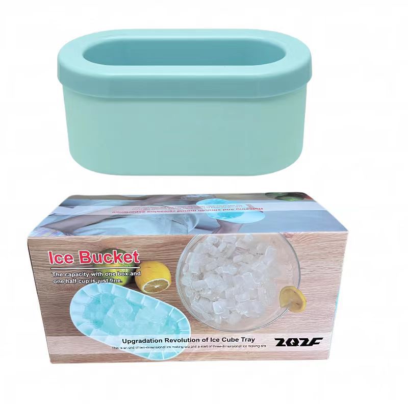 Silicone Ice Cube Mold Ice Bucket Summer Homemade DIY Refrigerator Freeze Ice Maker Creative Ice Cube Mold Barware Tools