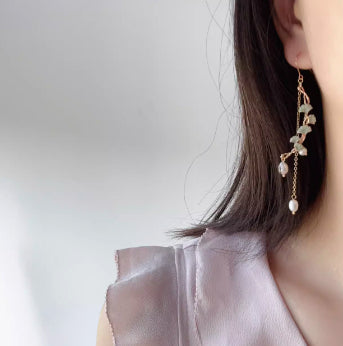 Chinese Style Original Design Tassel Niche Earrings