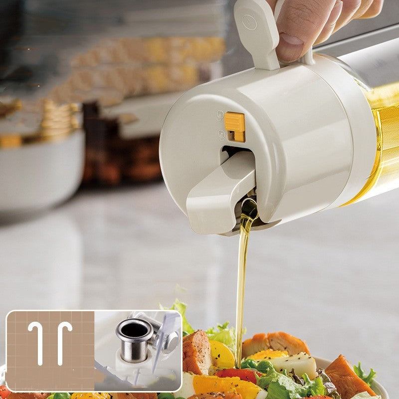 Olive Oil Sprayer Bottle for BBQ Cooking and Pouring Oil 2 In 1