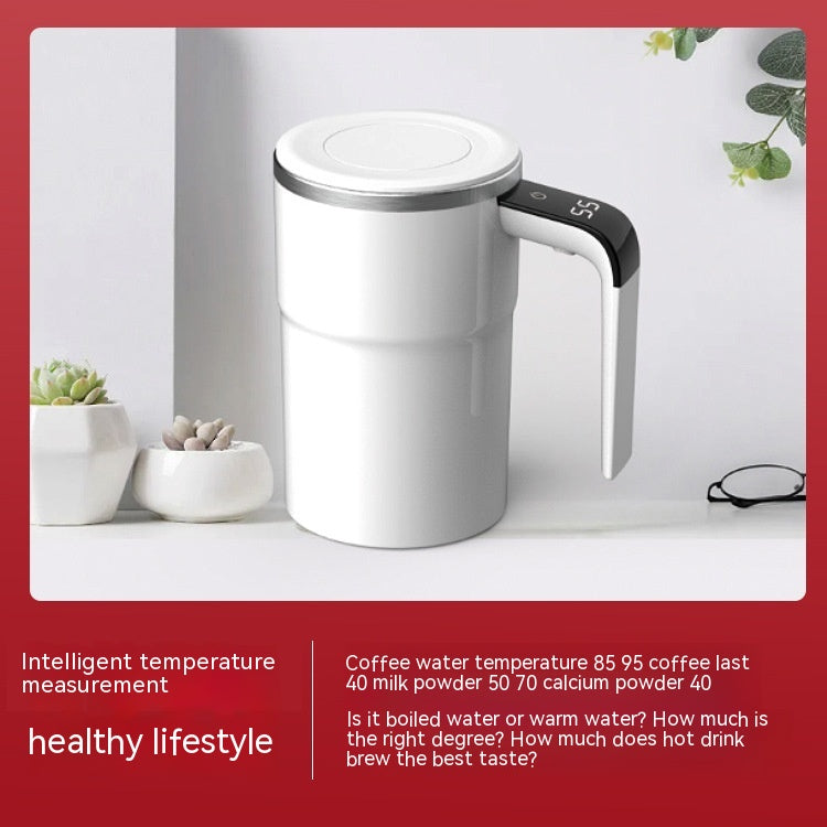 USB Rechargeable Electric Coffee Mug with Magnetic Auto-Stop Gadgets