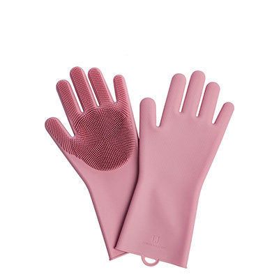 Housework Cleaning Gloves Kitchen Silicone Rubber Thickened Anti-lengthening Dishwashing Artifact