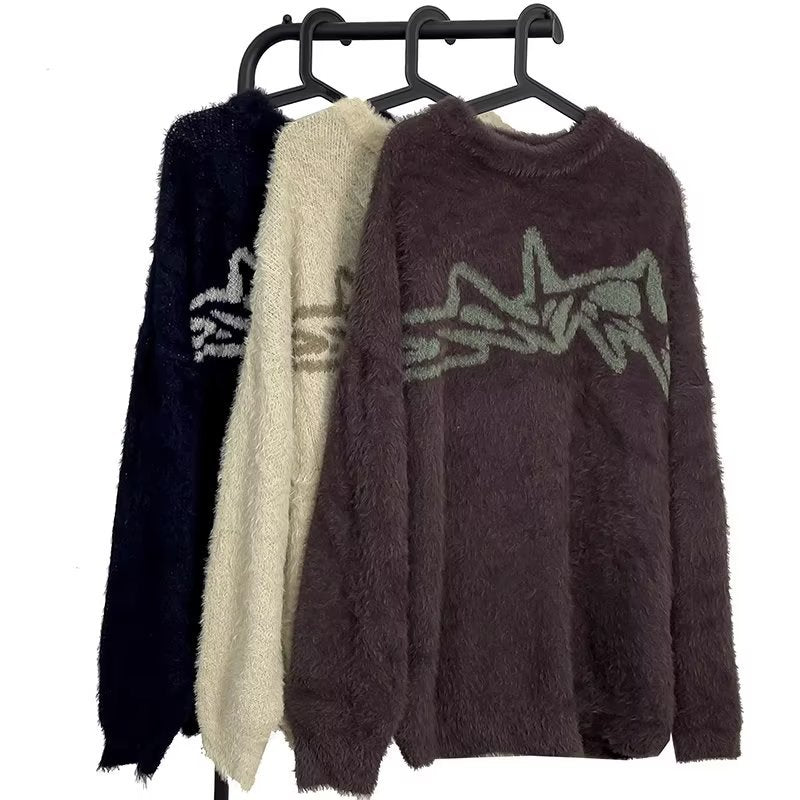 American High Street Spring Autumn Knitwear Casual Sweater