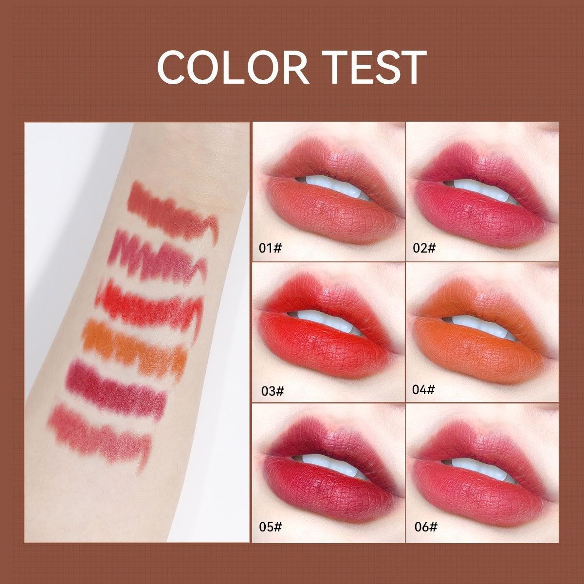 Matte Coffee Lipstick XINGX Candy Mini Capsule Lipstick