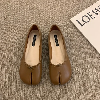 Women's Summer Split Toe Trotter Flat-soled Shoes