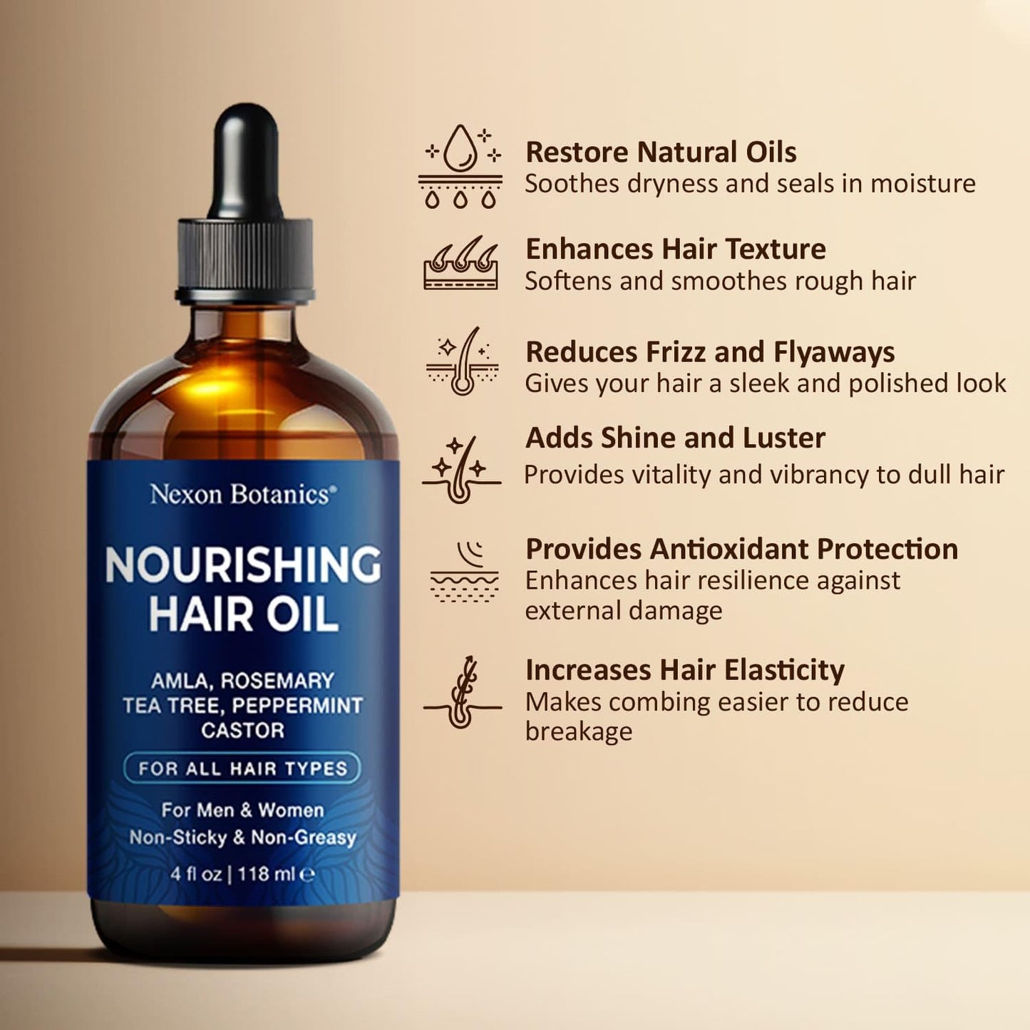 Nourishing 4 Fl Oz Hair Growth Oil