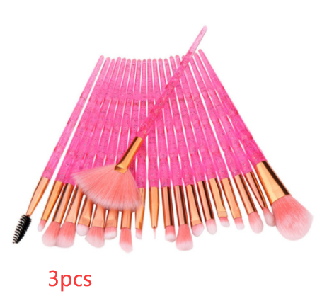 Diamond Colorful Beauty Makeup Brush Utensils