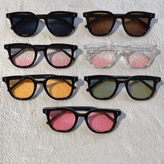 Gradual Brown Powder Blusher Glasses Fashion