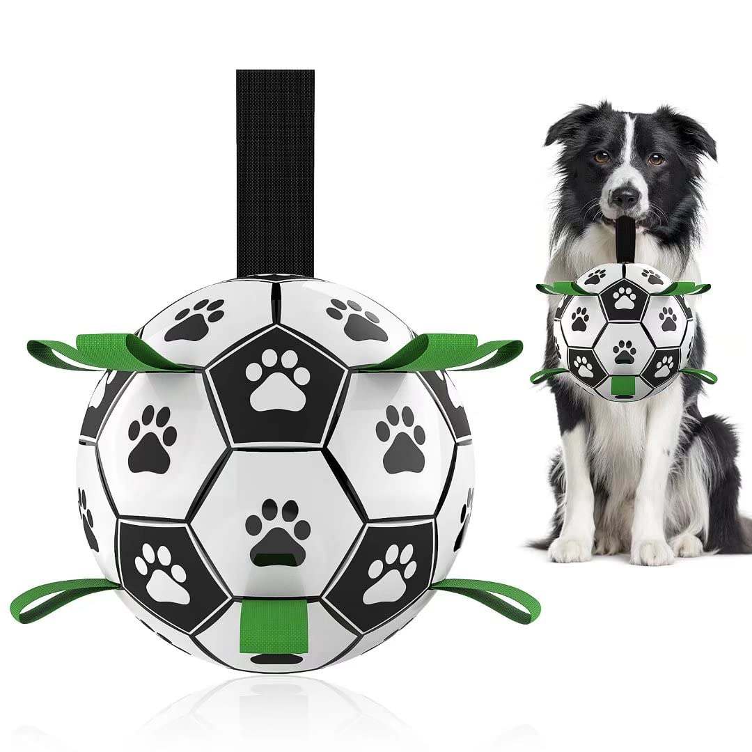 Interactive Dog Football Toy Soccer Ball Inflated Training Toy