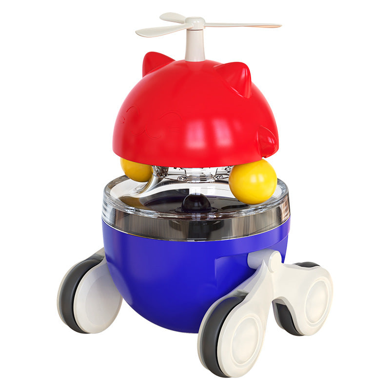 New Product Explosion Tumbler Cat Turntable Leaking Food Ball Teasing Cat Car Self-hey Toy