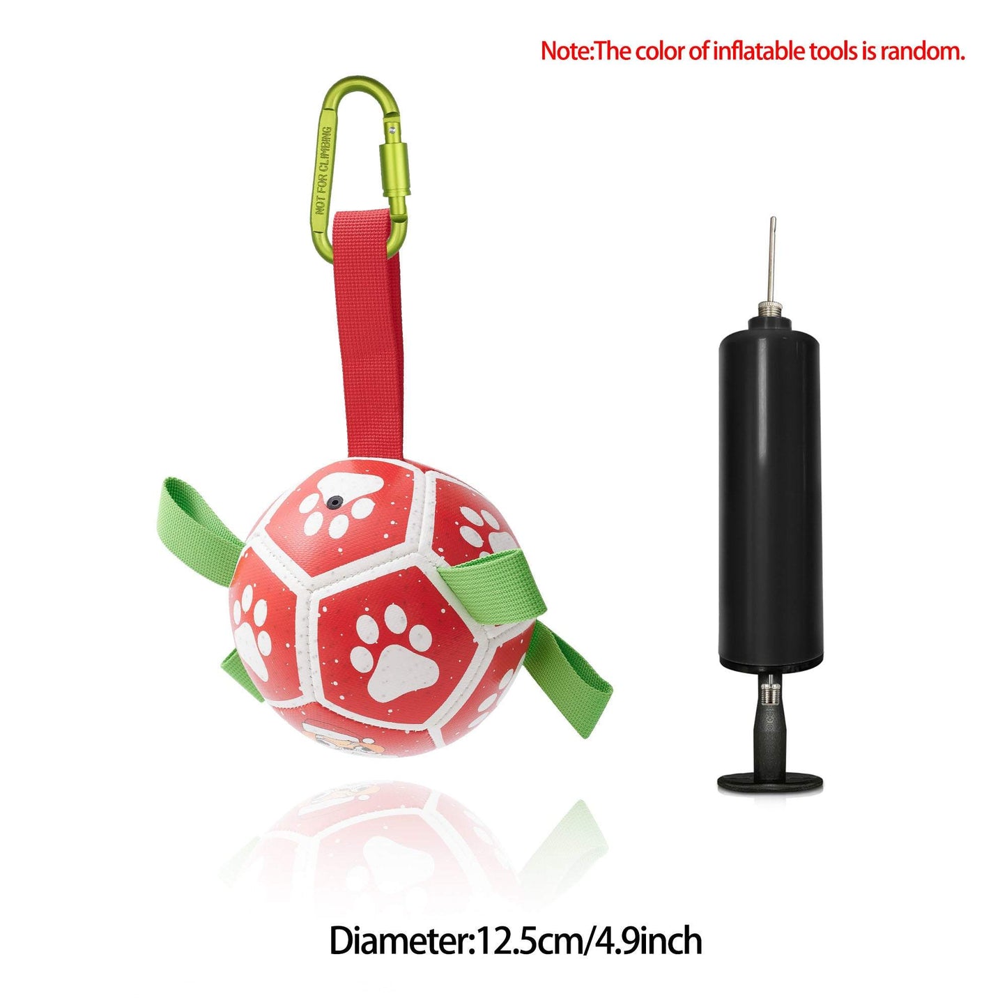 Interactive Dog Football Toy Soccer Ball Inflated Training Toy