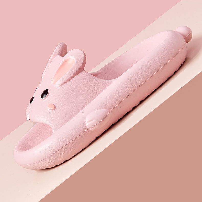 Cute Rabbit Slippers for Kids and Women for Summer Home Bathroom Wear