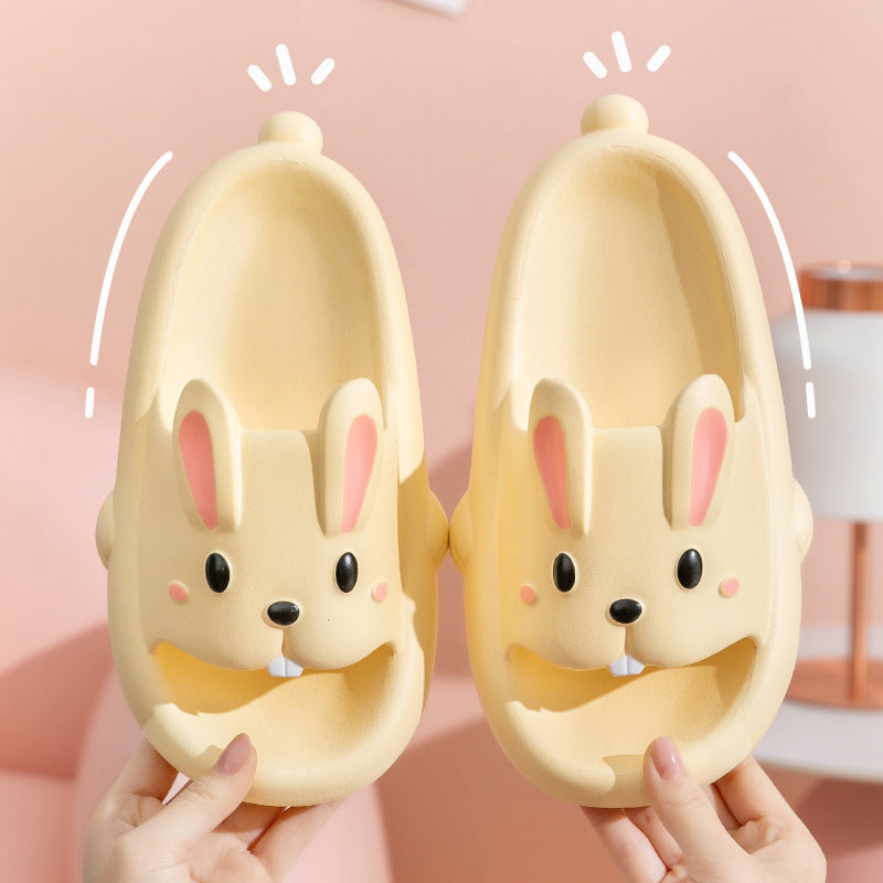 Cute Rabbit Slippers for Kids and Women for Summer Home Bathroom Wear