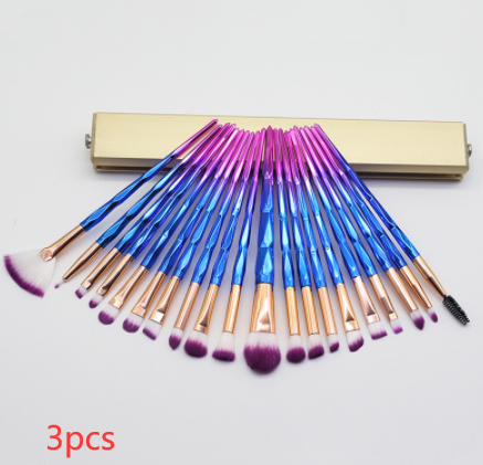 Diamond Colorful Beauty Makeup Brush Utensils