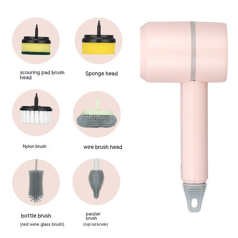 Electric Cleaning Brush Wireless USB Rechargeable for Kitchen-N-Bath