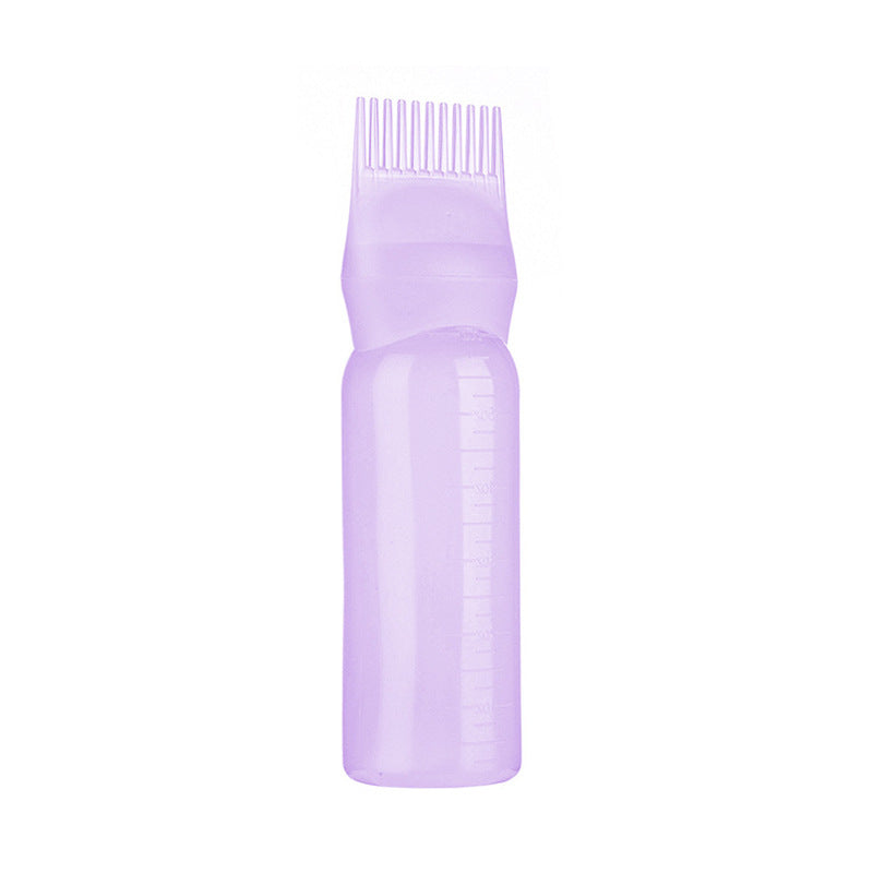 Hair Dye Bottle Comb Tooth Bottle Color Cream Hair Care Pot Shampoo Bottle