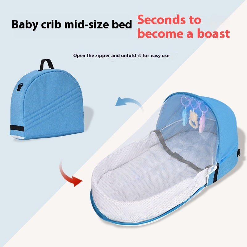 Wholesale Portable Folding Anti-pressure Baby Bed In Newborn Isolation Bionic Travel Crib