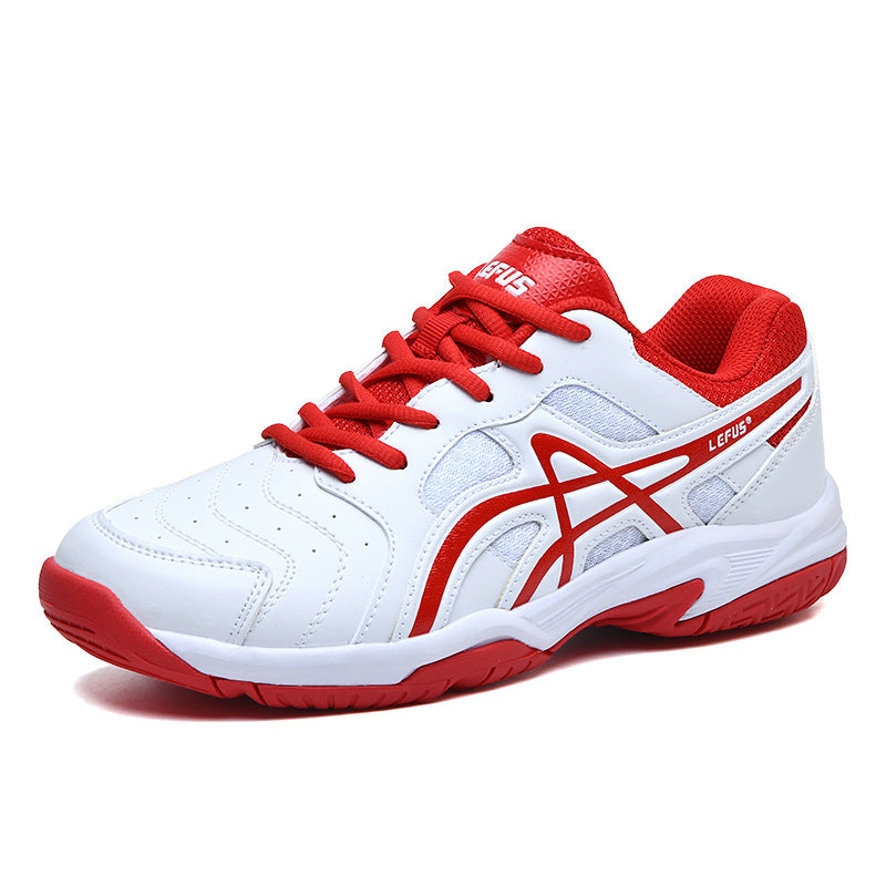 Men's Badminton Shoes with Shock Absorption and Sports Sneakers