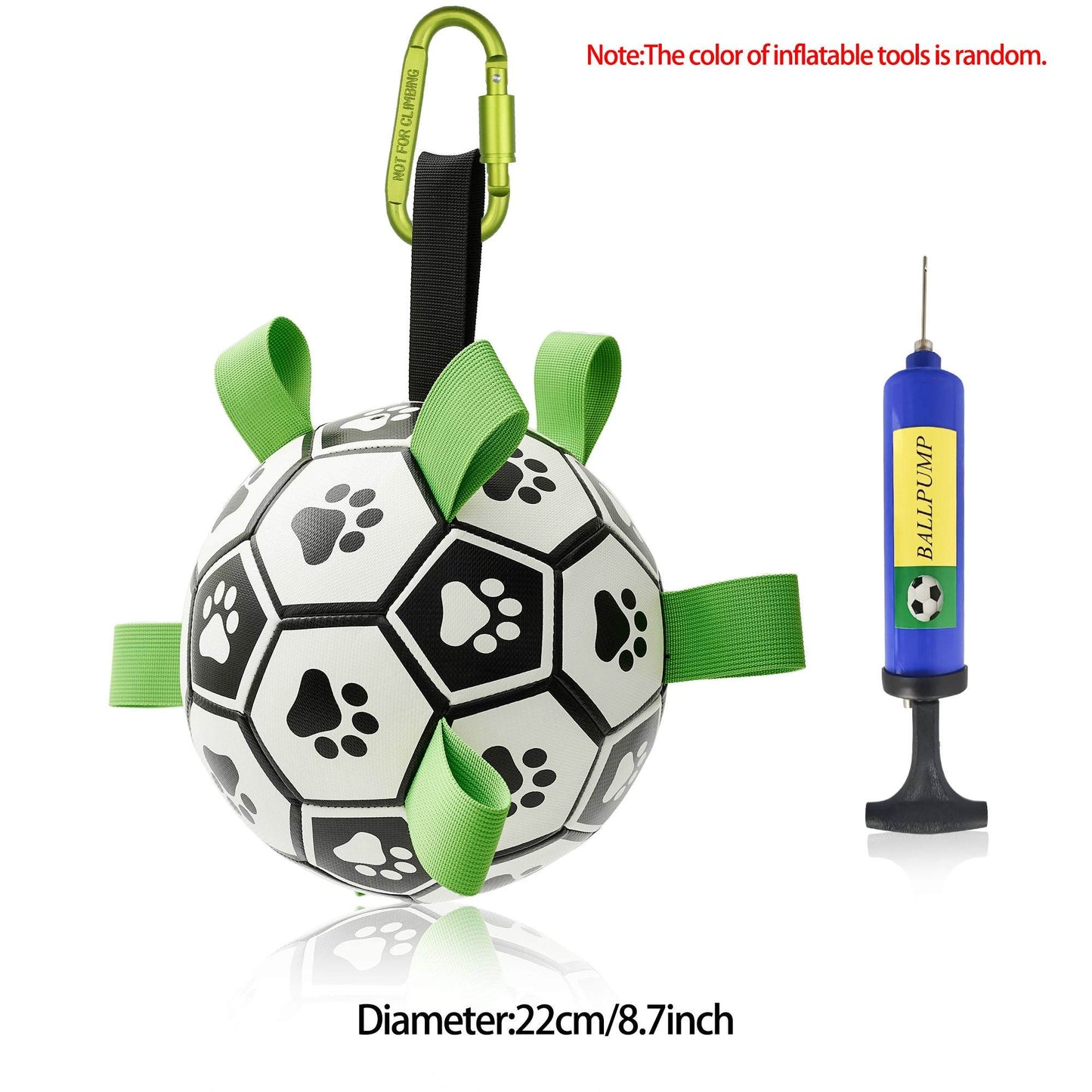 Interactive Dog Football Toy Soccer Ball Inflated Training Toy