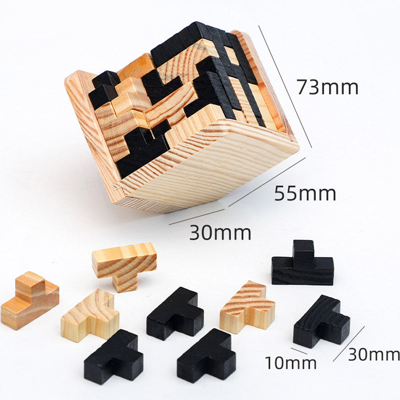 Hot Selling Wooden Puzzle Kongming Lock Luban Lock Toys