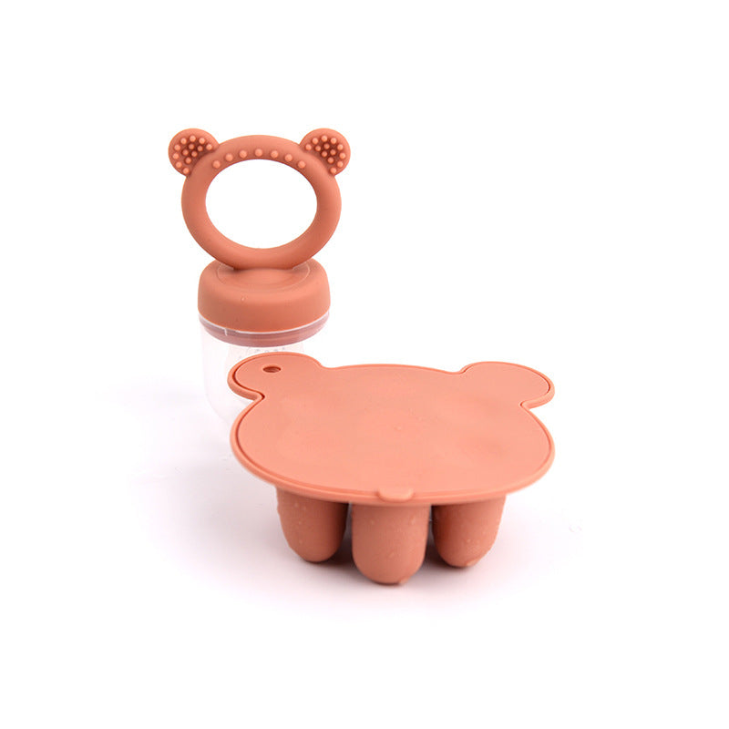 Household Bear Ice Tray Happy Bite Silicon Suit