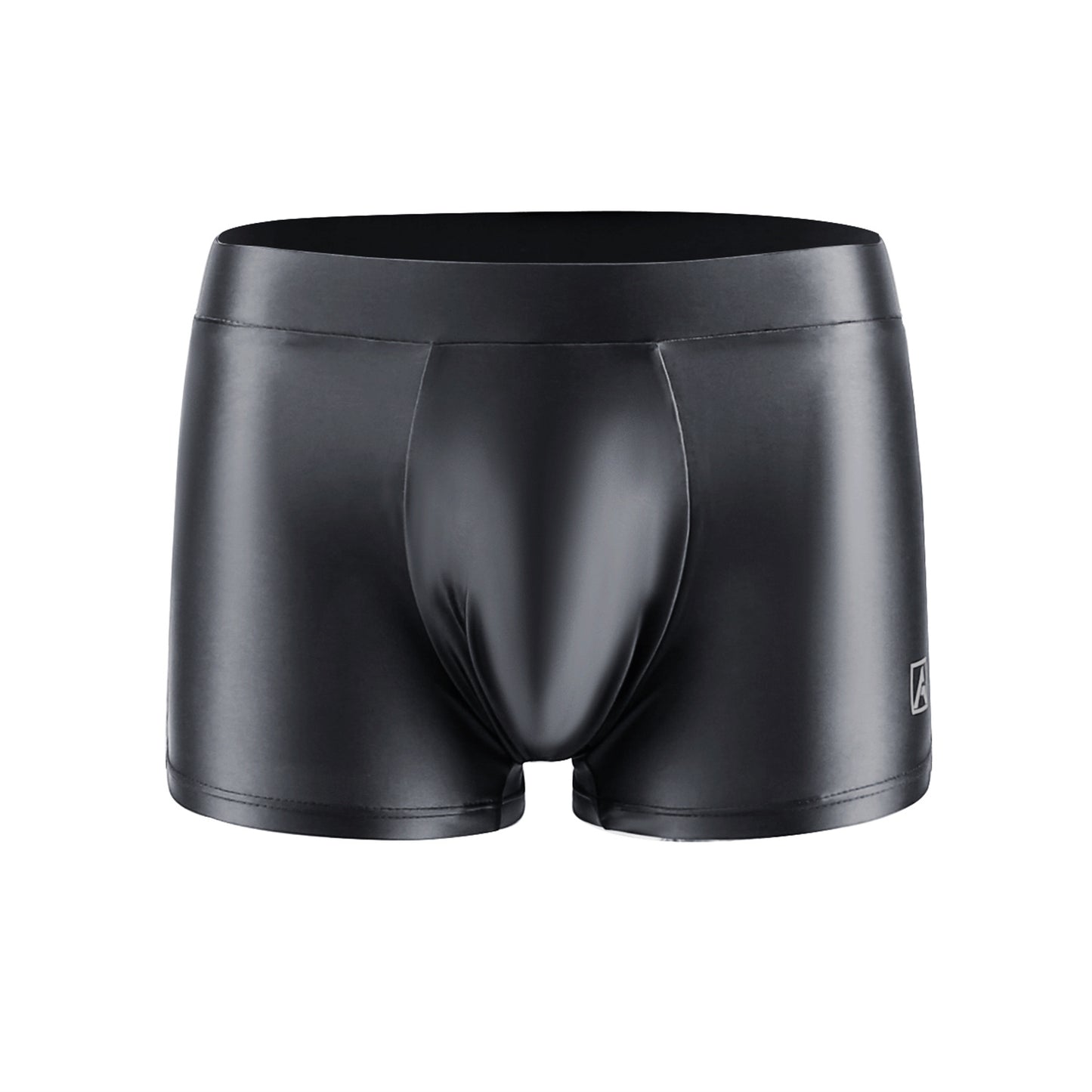 Men's Fashion Breathable High Shine Spandex Sports Ice Silk Boxer Briefs