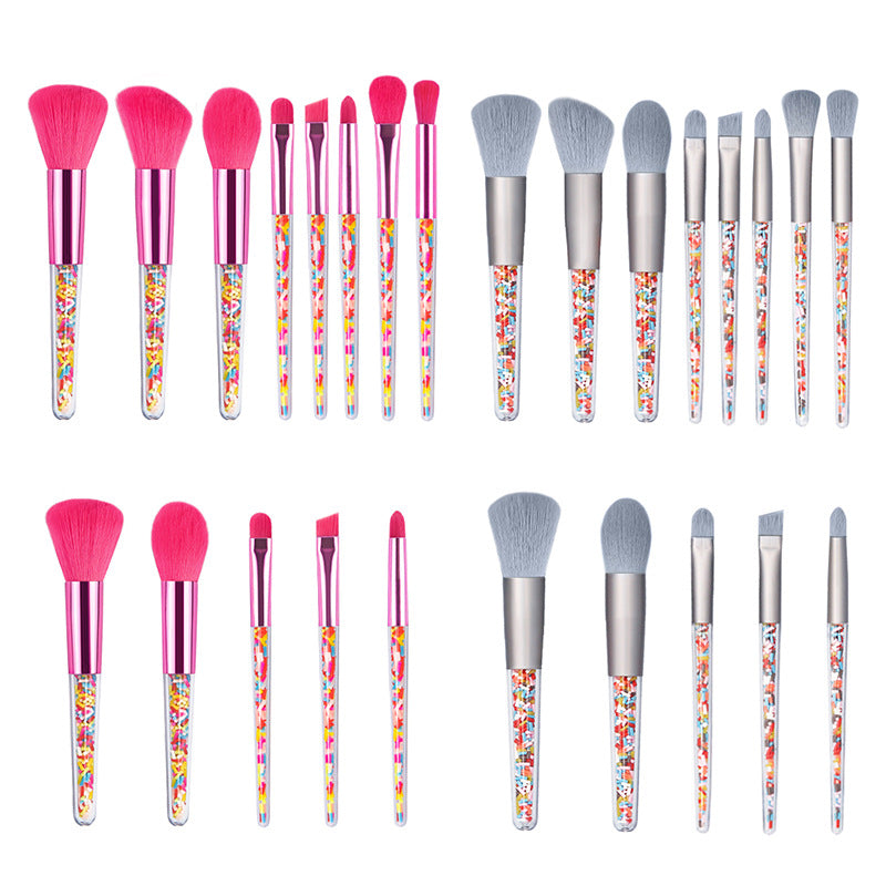 Candy Makeup Brush Set Full Set Crystal Powder Brush Beauty Tools