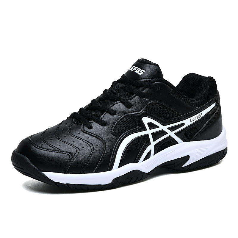 Men's Badminton Shoes with Shock Absorption and Sports Sneakers