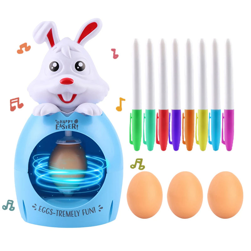 Easter Egg Decorating Kit with Multicolor Painting and Sound Effects