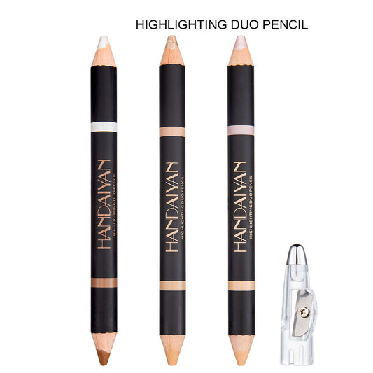 Tattoo Eyebrow 2 In 1 Double Head Eyebrow Pencil And Highlight Waterproof Lasting Eyes Black Brown Eye Brow Tint