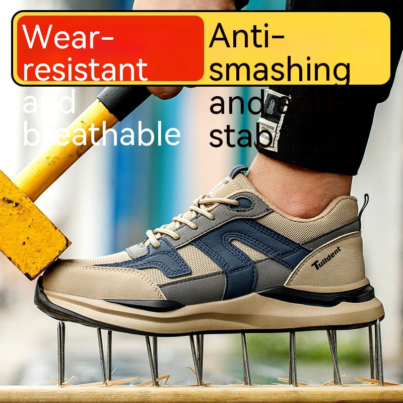 Safety Shoes with Steel Toe Caps for Smash and Piercing Protection