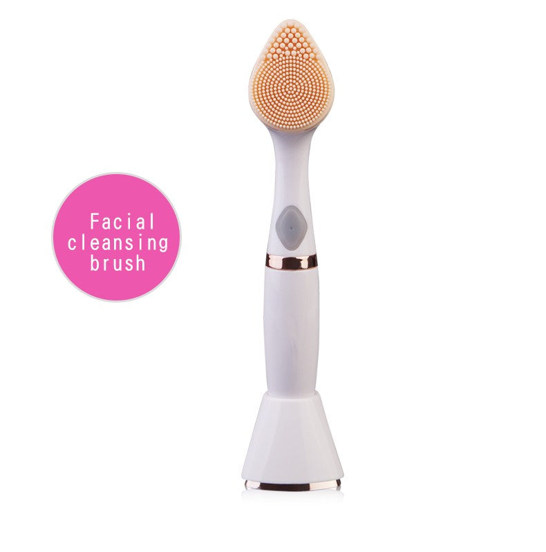 Three-in-one multifunctional face wash brush