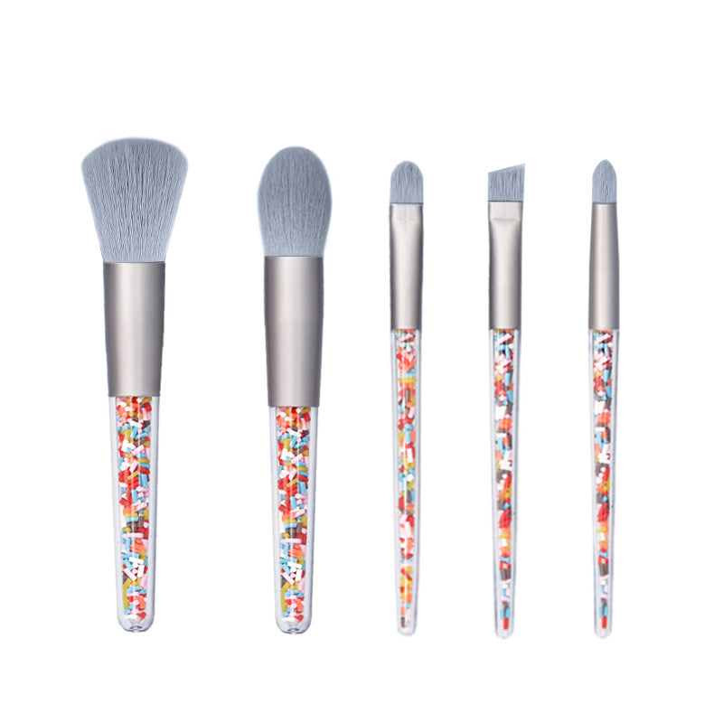 Candy Makeup Brush Set Full Set Crystal Powder Brush Beauty Tools