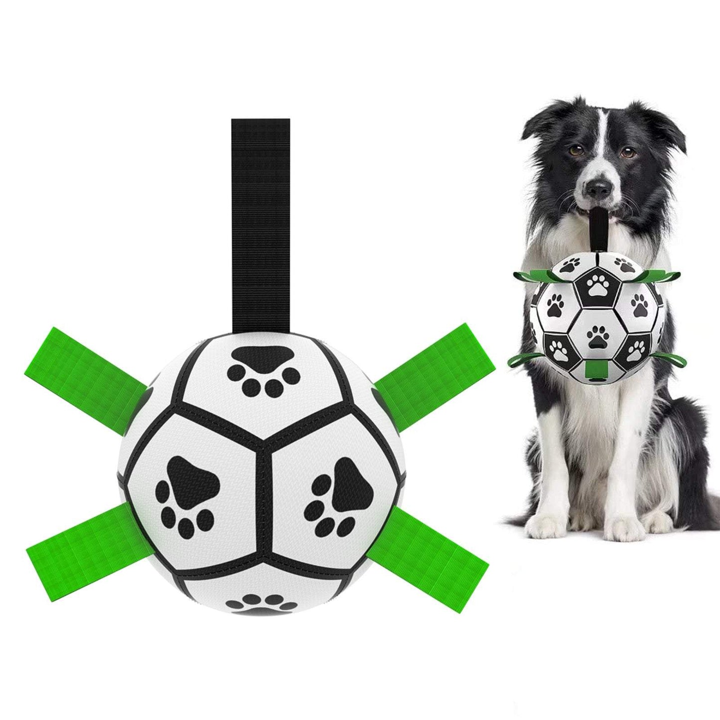 Interactive Dog Football Toy Soccer Ball Inflated Training Toy