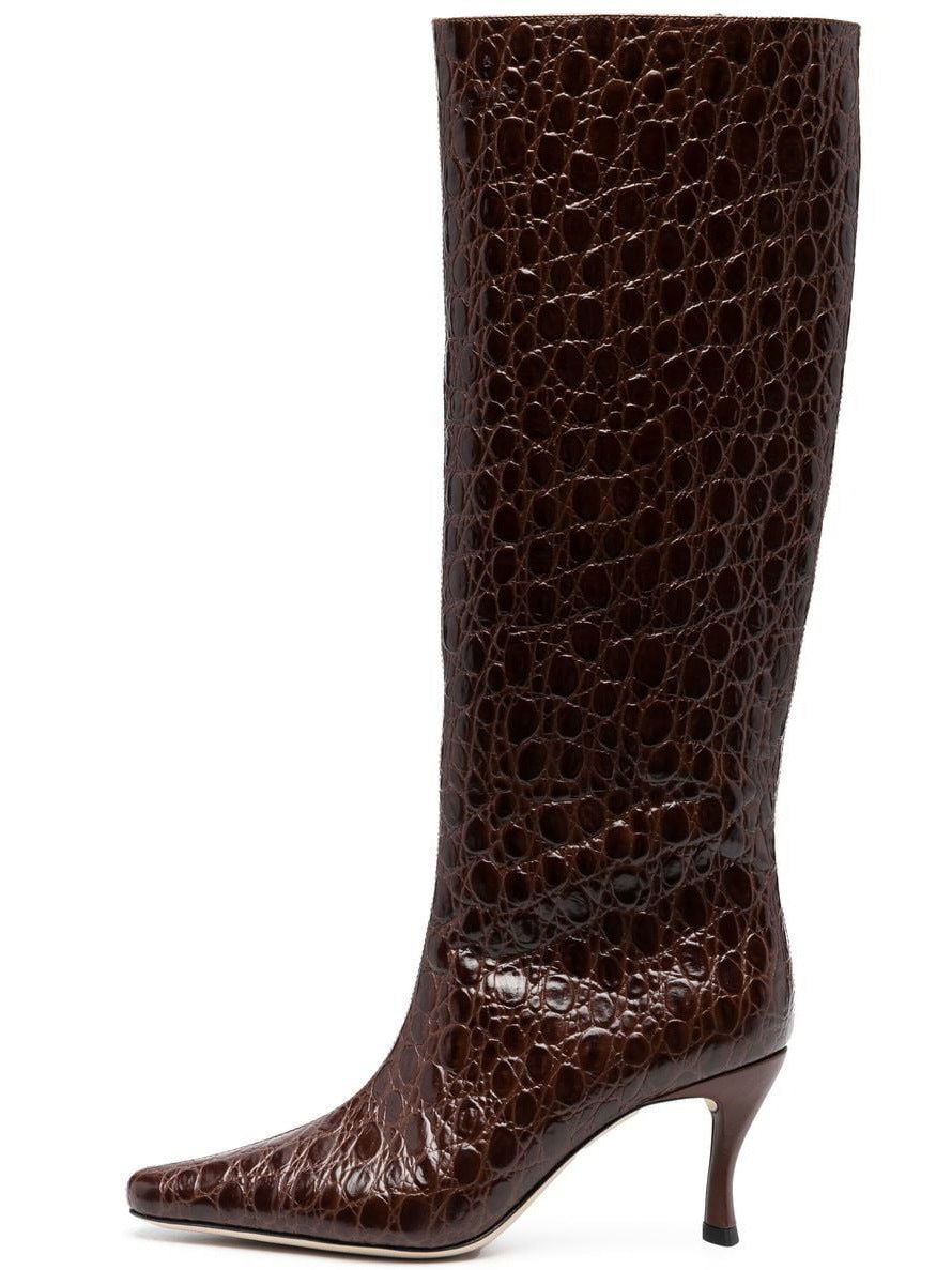 New Style Square Head Cowboy Boot For Women